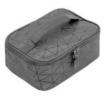 ELITEHOME Travel Cosmetic Organizer Bag, Vanity Box, Makeup Pouch for Women, Girls (Black)
