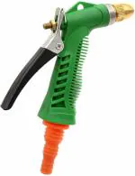 Plastic Trigger and Brass Nozzle Water Spray Gun for Car/Bike/Plants - Gardening Washing (Pack of 1)