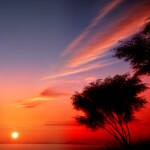 Love Creation A4 Size poster print for creative wall art- horizon-hues-canvas-print-9860( Sticker)