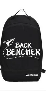 Westzone 15L backbencher backpack for school college office tuition backpack for lunch small backpack