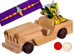 Rakhi for kid Brother/Rakhi for kids with toy/Rakhi for small brother/Rakhi for kids with gift/Rakhi for kids with open jeep toy