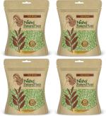 Nisha Naturemate Henna Based Hair Color with Henna Herbs, No Ammonia, No Resorcinol, 100% Grey Coverage, Henna Powder for Soft & Shiny Hair (Dark Brown, 45g) (Pack of 4)