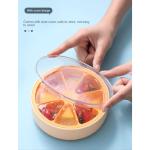 Kunya Ice Cube Trays for Freezer with lid, Silicone Ice Box,8 in 1 Ice Freezer Airtight Tray(Round)
