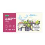 Sundaram | 1/4 Cartridge Drawing Paper | 20 Sheets | 27 x 37 cm | Pack of 2