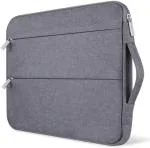 Stysol Grey Denim Laptop Sleeve With Handle Fits Upto 15.6 Inch For 14, 15-16 Inch Laptops
