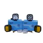 RoadReligion HJG LED Fog Lights with Yellow Filter and Premium on/off switch 6OW (2 Pcs.)