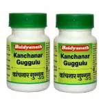 Baidyanath Kanchanar Guggulu 80 Tablets (Pack of 2)