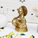 ARTVARKO Home Decor Brass Lord Krishna Bal Gopal Statue - inch