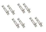 Volo Satin Finish Stainless Steel Rod Xylo Tower Bolt, 6 inch (Pack of 8)