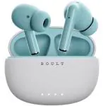 Boult Audio AirBass W20 with Zen ENC Mic, 32H Battery Life, 5.3v Bluetooth Headset (Glacier Blue)