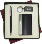 UJJi 3in1 Combo Set with Slim Design Ball Pen, Keychain and ATM Card Holder