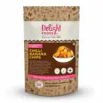 Delight Foods Chilli Banana Chips 200g Fried In Cold Pressed Healthy Sunflower Oil