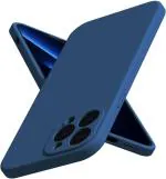 Mbcase Apple Iphone 13 Pro Blue Silicon Back Cover