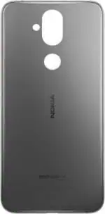 PURPLESAVVY Silver Glass Back Panel For Nokia 8.1