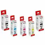 Canon Combo GI 790 Black Twin & C/Y/M Ink Bottles for Pixma G1000 G1010 G2000 G2002 G2010 G2012 G3000 G3010 G3012 G4000 G4010 Printers