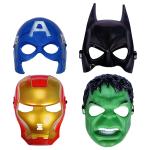 Zyozique Super Hero Cartoon Mask 4 Pcs Supe Heroes Masks Cosplay Boy Girl