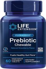 Life Extension FLORASSIST Prebiotic Chewable (Strawberry) 60 chewable tablets