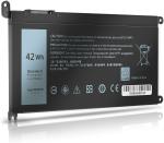 HB PLUS 4 Cells Laptop Replacement Battery For Dell Inspiron 17 5765 5767 5770 15 5565 5567 5568 5578 7560 7570 7579 7569 13 5368 5378 7368 7378 Series Notebook Fc92N 3Crh3 T2Jx4 (Black)