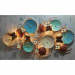 Antaryuga Multicolor01 Metal Master Zara With Led Wall Art, 48 X 5 X 28 cm