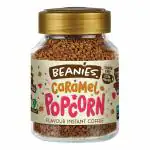 Beanies|Instant Flavoured Coffee |Caramel Popcorn|Low Calorie, Sugar Free|50 g|Pack of 1
