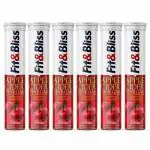 Fit&Bliss Apple Cider Vinegar with Mother for Weight Management, Boost Metabolism Effervescent Tablets, 15 Tablets (pack of 6)