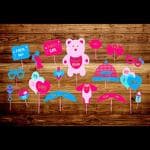 SV Traders Baby Shower Props For Photoshoot Mom To Be 18 Pcs