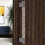 Plantex Brass Antique Finish Aluminium Pull-Push Main Door Handle, 14 inch