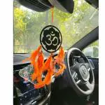 Dream Catcher Car Hanging Orange OM , Handmade , Wall Hanging, Car, Bedroom, Garden, outdoor Decor