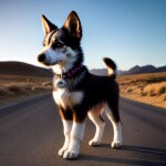 Love Creation A4 Size poster print for creative wall art- a-puppy-crossing-a-zebra-f2da95d8-809e-4c43-92a6-7043e5ce26d5-2(Non Sticker)