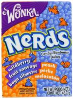 Wonka Nerds Wild Berry And Peach, 46 G Imported