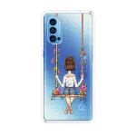 Emble Designer Clear Tranperant Silicone Case For Oppo Reno 4 Pro 5G -Design A28 ( TPU | Soft , Oppo Reno 4 Pro 5G | Multicolor )