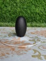 2 Inch Original BLACK Narmadeshwar Shivling Narmada Shiva Lingam Banalinga Shiva Lingam for Pooja Small Lingam for Home Office Worship Puja Articles Lingam for Meditation & Prayer (2 INCH LINGAM ONLY)