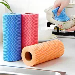 ShopiMoz Non-Woven Reusable and Washable Kitchen Wipes, Kitchen Towels - Pack of 3