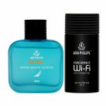 John Phillips AFTER SHAVE LOTION-FRAGRANCE WIFI | Long Lasting | Combo Eau de Parfum (50+50 ml )