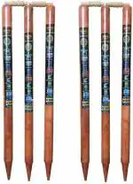 Vinox Wood Wood Wicket Stumps For Cricket (Set Of 6)