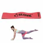 SLOVIC Fitness Fabric Resistance Band - X-Heavy | Anti-Slip Mini Loop Resistance Bands for Calisthenics | with Workout Guide for Glutes, Hip, Thigh, Arms & Leg Workout