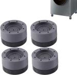 Lumber home and kitchen Anti-Vibration Rubber Lift for Washing Machines, Anti-Vibration Rubber, Washing Machine, Stand, Foot Soundproofing Pad, Stackable Use, Refrigerator/Sofa/Table/Bed, Vibration Reduction, Height 4 PCS