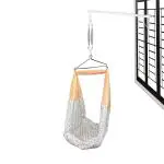 Beetot New Born Baby Swing Cradle (Jhula) Set | Cradle Swing, Mosquito Net, Spring, Triangle Hanger, Window Hanger | Weight Capacity Up To 20Kg | Age From 0-12 Months | Jhula (Orange) - Cotton