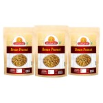 Ghotaram Nagpur Kadale hittoo pygmy nuts | Classic Spicy Coated Peanuts | Tasty Peanut | Tasty Spicy Besan Coated Peanuts Masala Namkeen Snacks | Fried in Groundnut Oil Nut Cracker-1Kg*3Pack