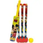 WORLD WIDE WISHES Multicolor Unbreakable Plastic Cricket Kit Set For 2 to 6 Yrs Kids - Big Size 24 Inch