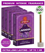 SHREE SWAMI SAMARTH SUGANDHI LLP Incense Dhoop Stick for Pooja| Lavender, Neelkanth | Eco Friendly, Handrolled | Long lasting sticks up to 1 hr (200 Gms, Pack of 4)