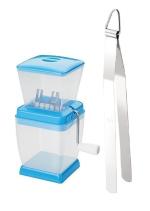 BLUE WONDER Vegetables Plastic Onion Chopper With Stainless Steel Roti Chimta Tongs and (Multicolour, Pack of 2)