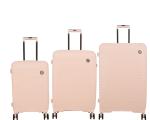 it luggage Spontaneous Hardsided Suitcase Travel Bag 8 Wheel Trolley 15-2881-08 Soft Pink- Set of 3-Large,Medium and Cabin-80cm,69cm,58cm -Trolley Bag