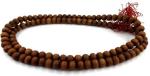 SHIVOHAM Brown Men and Women Wood 100 Percentage Original Chandan Mala 8mm 108 Beads Chains