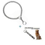 PSK Pet Mart Dogs Choke Chain, Whistle (Set Of 3)
