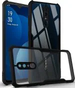 COBERTA Back Cover for Oppo F11 Back Cover Case - Black Transparent