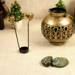 Sangariya Udhyog Hand,ade IRON Handpainted BIRD LOTA