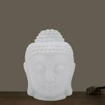 PeepalComm Premium ceremic Buddha Head Design Diffuser With 2 Tlight Candle 1 Scented Aroma Oil, Diffuser (1 Units)