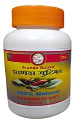 MAHAMRITUNJAY Dhanvantari Ayurvedic's Pranda Gutika Tablet 100% Natural (120 Tablets)
