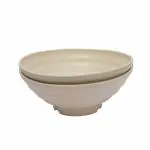 Irida Naturals Wheat Straw Ramen Bowls Set of 2-7.5 Inches-Serving & Breakfast Bowl for Kitchen Unbreakable Bowl,Microwavable,Lightweight & Eco-Friendly Oats Bowl for Snacks and Noodles (Soft Beige)